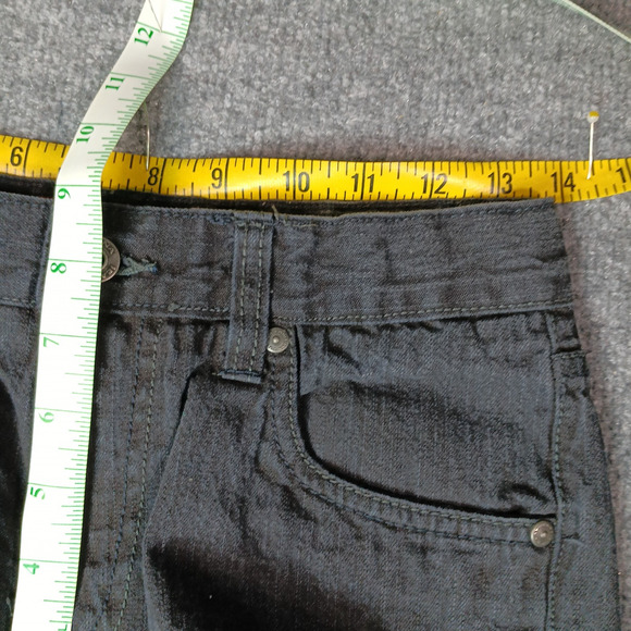 Cutoff Festival Shorts Women Size 14 Regular Black Western Cowgirl Stretch - Picture 6 of 10